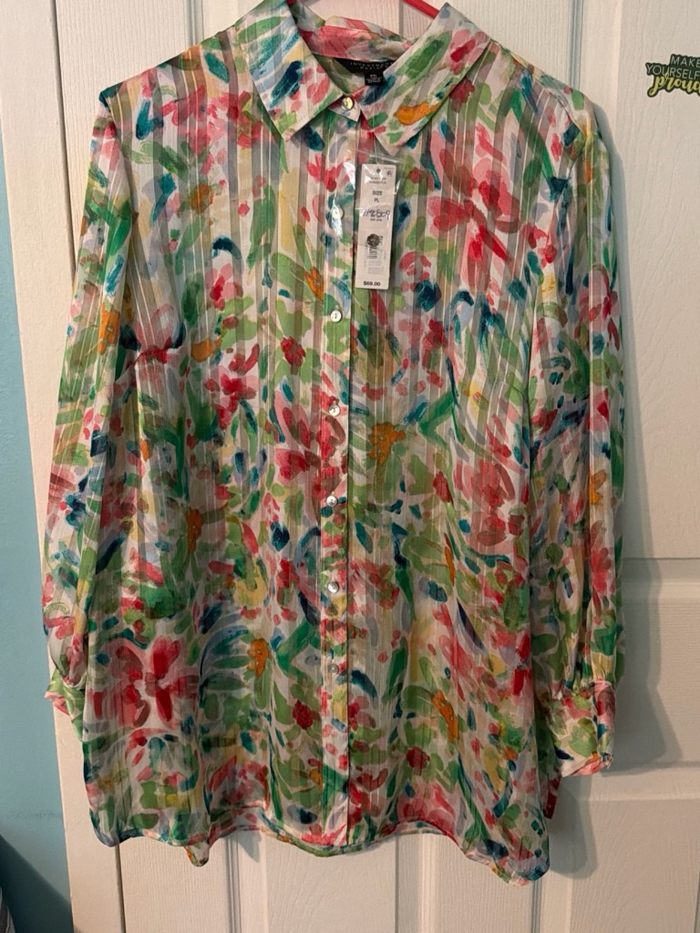 Investments Multicolor Floral Button-Down Shirt